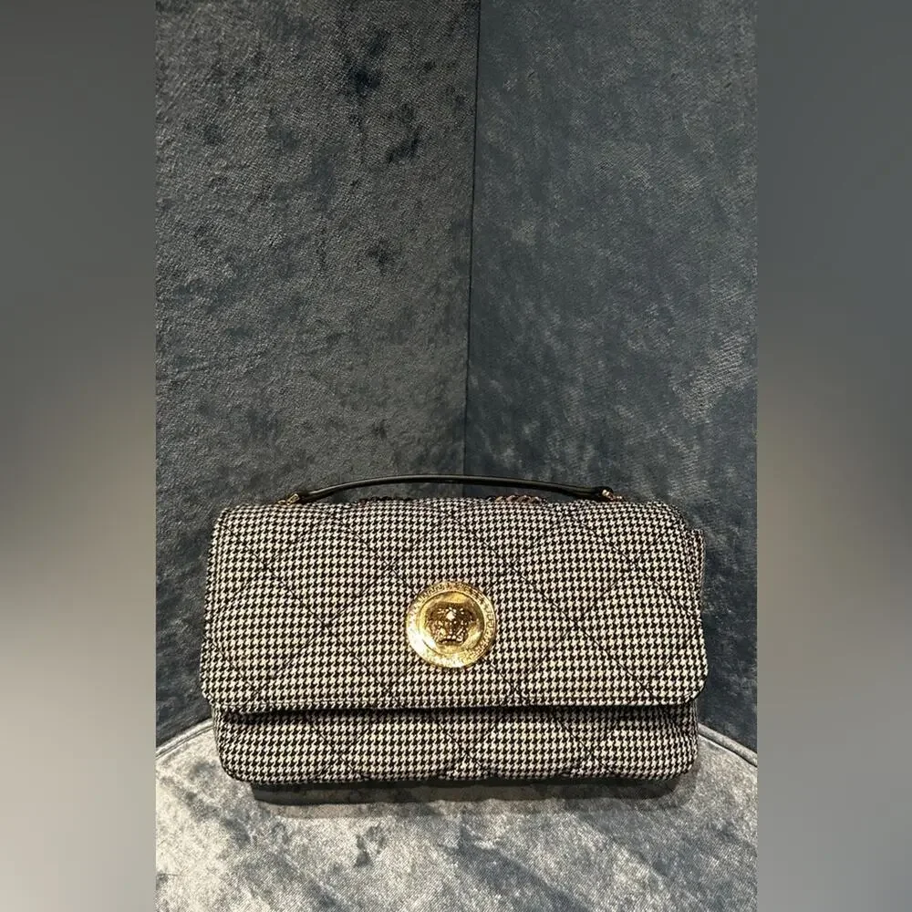 Versace Medusa Black and Gold Women's Bag NWT - Picture 1 of 8